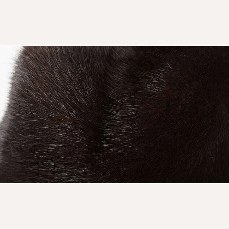 Hot Sale 100% Real Fur Hat Russian Mens Dad Ushanka Bomber Mink Fur Caps Winter Warm Aviator Black Fur Hats Free Delivery - KIMLUD
