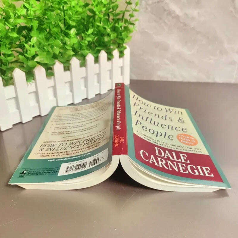 KIMLUD, How To Win Friends & Influence People By Dale Carnegie Interpersonal Communication Skills Self-improvement Reading Book, KIMLUD Womens Clothes