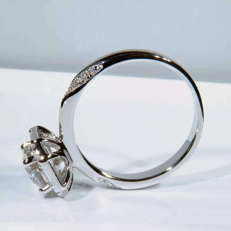 Huitan Modern Design 2022 New Ring for Women Brilliant Cubic Zirconia Creative Wedding Bands Accessories Female Fashion Jewelry, KIMLUD Women's Clothes