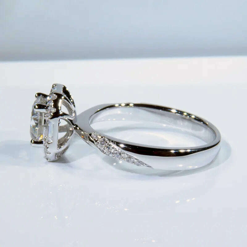 Huitan Modern Design 2022 New Ring for Women Brilliant Cubic Zirconia Creative Wedding Bands Accessories Female Fashion Jewelry, KIMLUD Women's Clothes