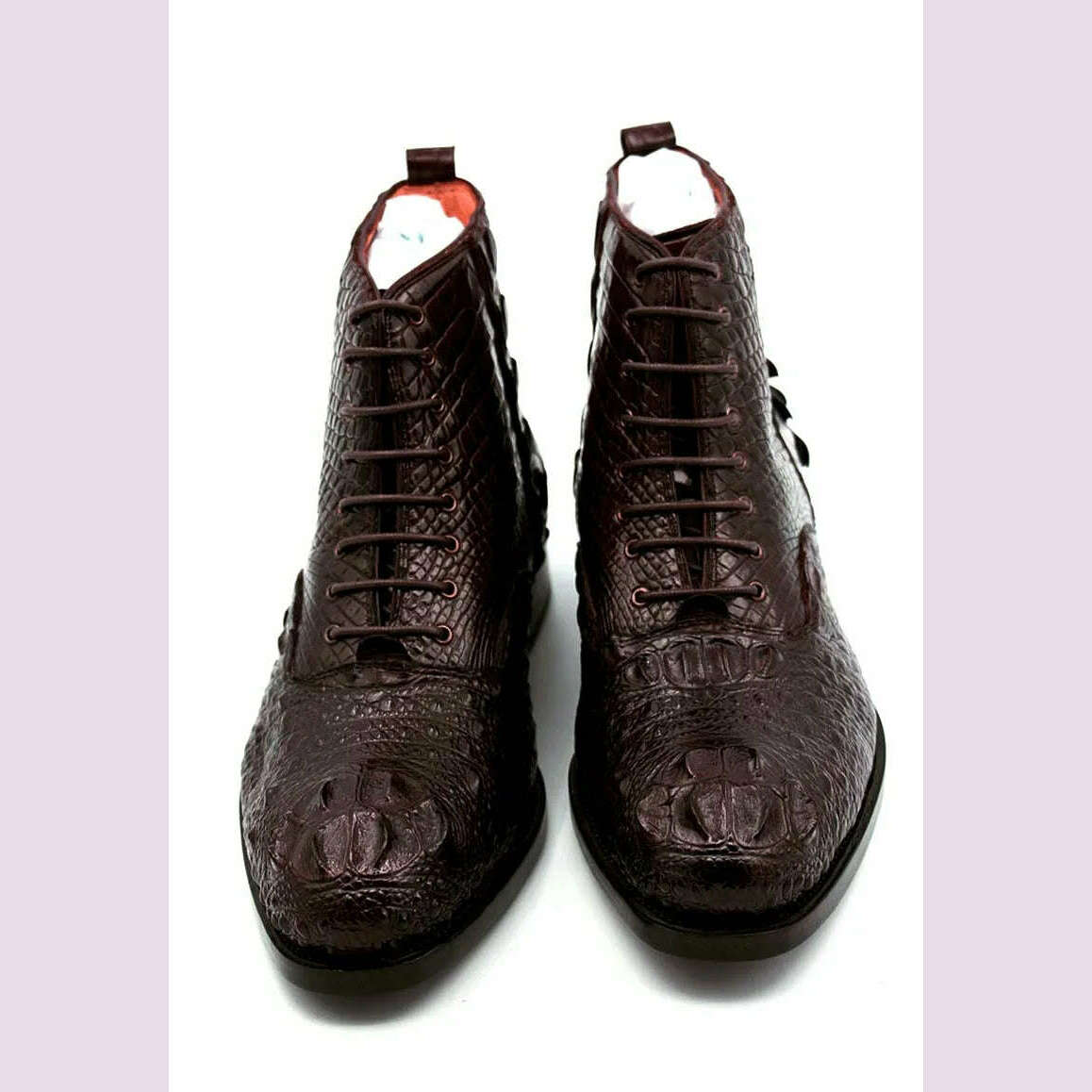 hulangzhishi men boots Pure manual Short boots male shoes - KIMLUD