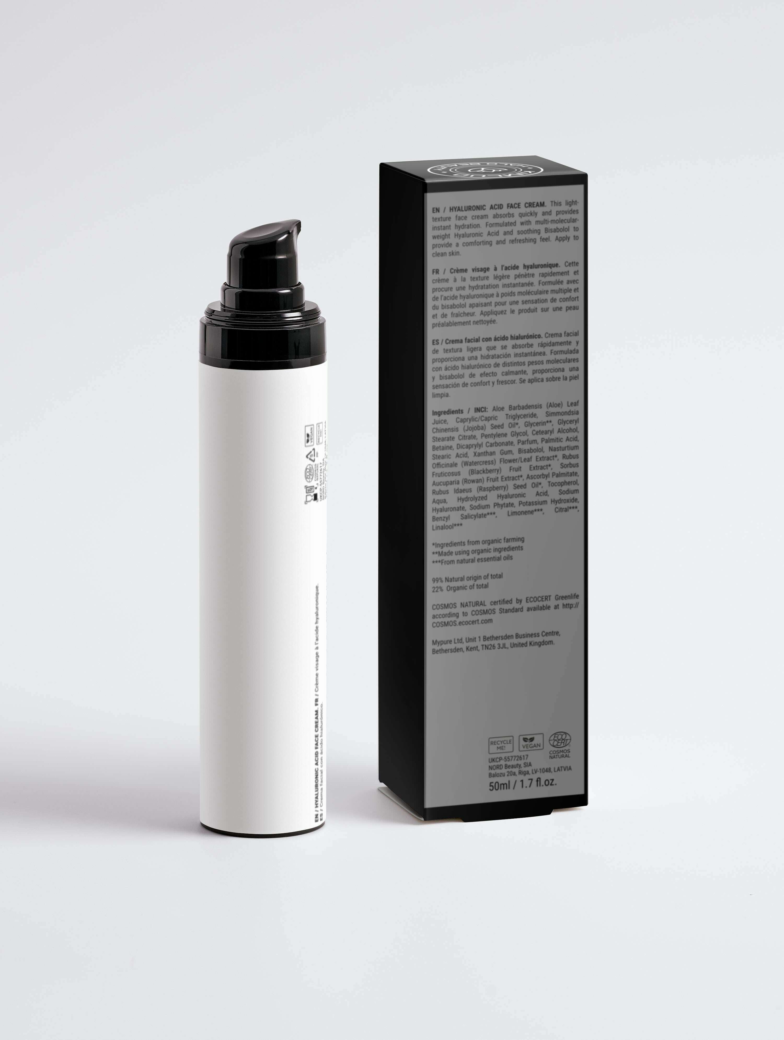 Hyaluronic Acid Face Cream for Men