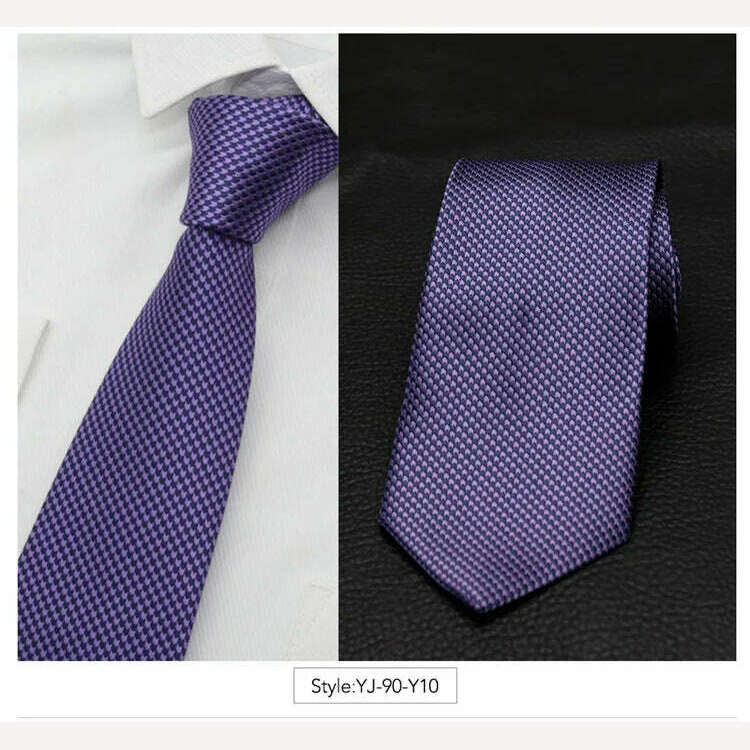 IHGSNMB Men Tie Fashion Classic Business Necktie Mens Casual Ties for Men Wedding Party Designer Corbatas Para Hombre Gift Ties - KIMLUD