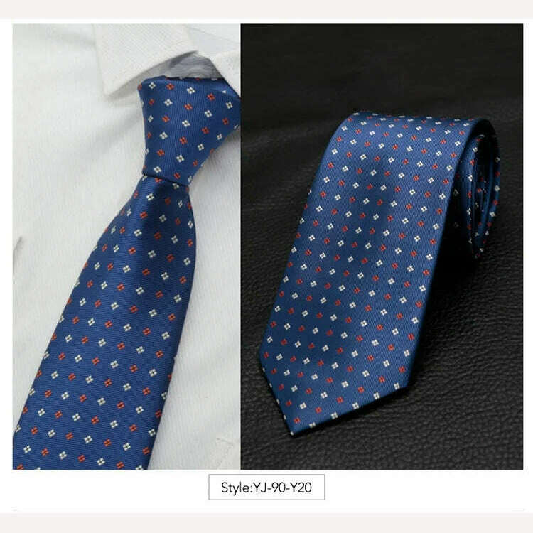 IHGSNMB Men Tie Fashion Classic Business Necktie Mens Casual Ties for Men Wedding Party Designer Corbatas Para Hombre Gift Ties - KIMLUD