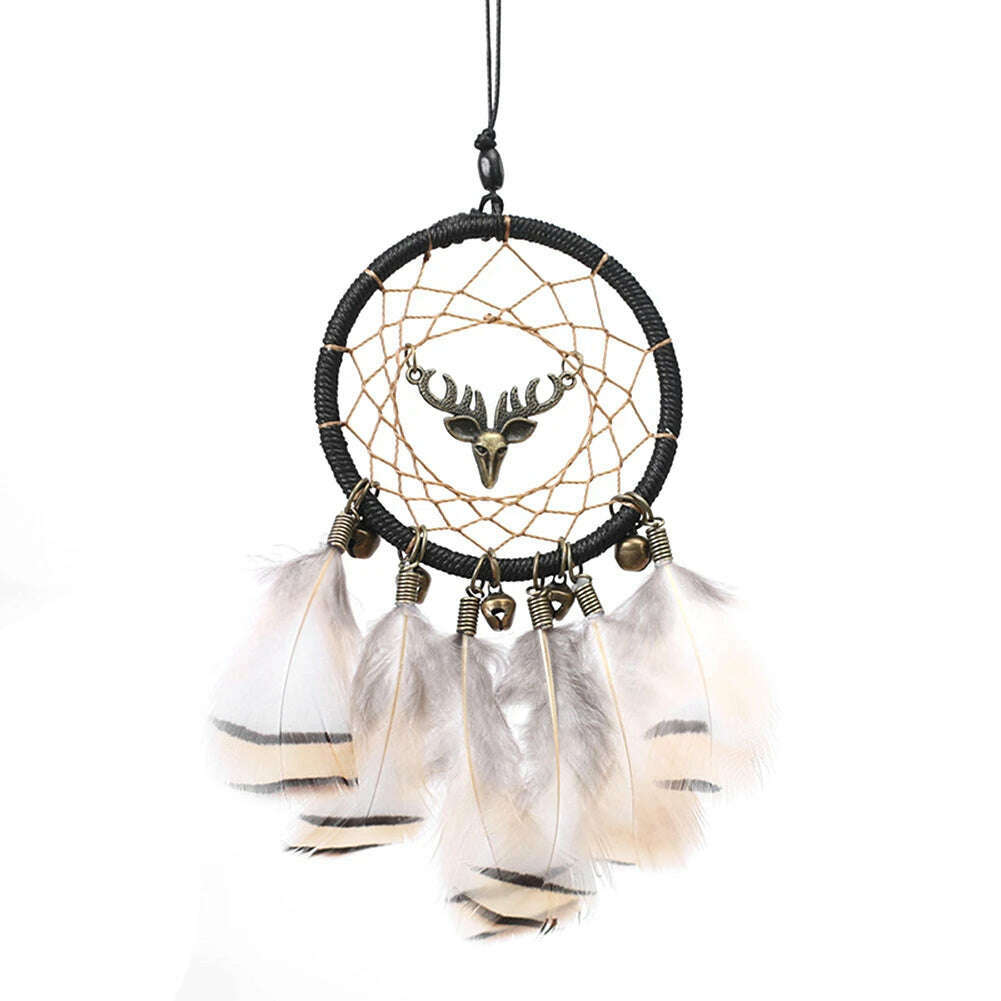 KIMLUD, Indian Style Dreamcatcher Handmade Wind Chimes Hanging Pendant Dream Catcher Home Wall Art Hangings Decorations, 15 / CHINA, KIMLUD Womens Clothes