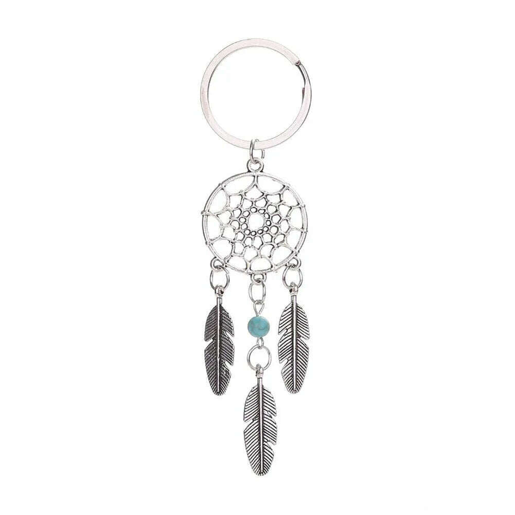 Indian Style Dreamcatcher Handmade Wind Chimes Hanging Pendant Dream Catcher Home Wall Art Hangings Decorations - KIMLUD
