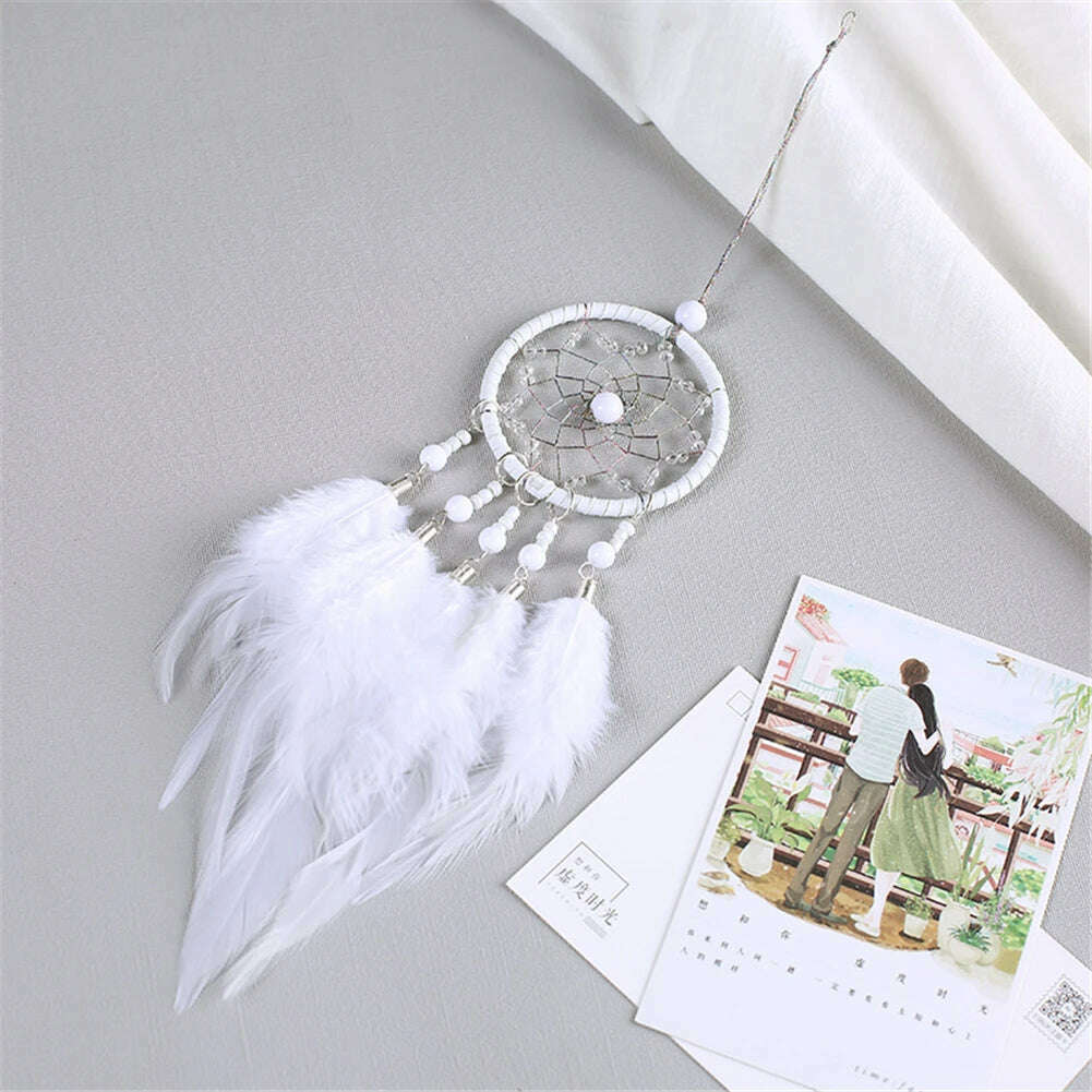 KIMLUD, Indian Style Dreamcatcher Handmade Wind Chimes Hanging Pendant Dream Catcher Home Wall Art Hangings Decorations, 7 / CHINA, KIMLUD Womens Clothes