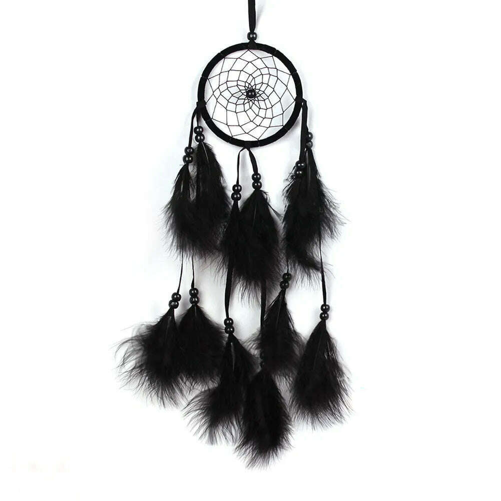 Indian Style Dreamcatcher Handmade Wind Chimes Hanging Pendant Dream Catcher Home Wall Art Hangings Decorations - KIMLUD