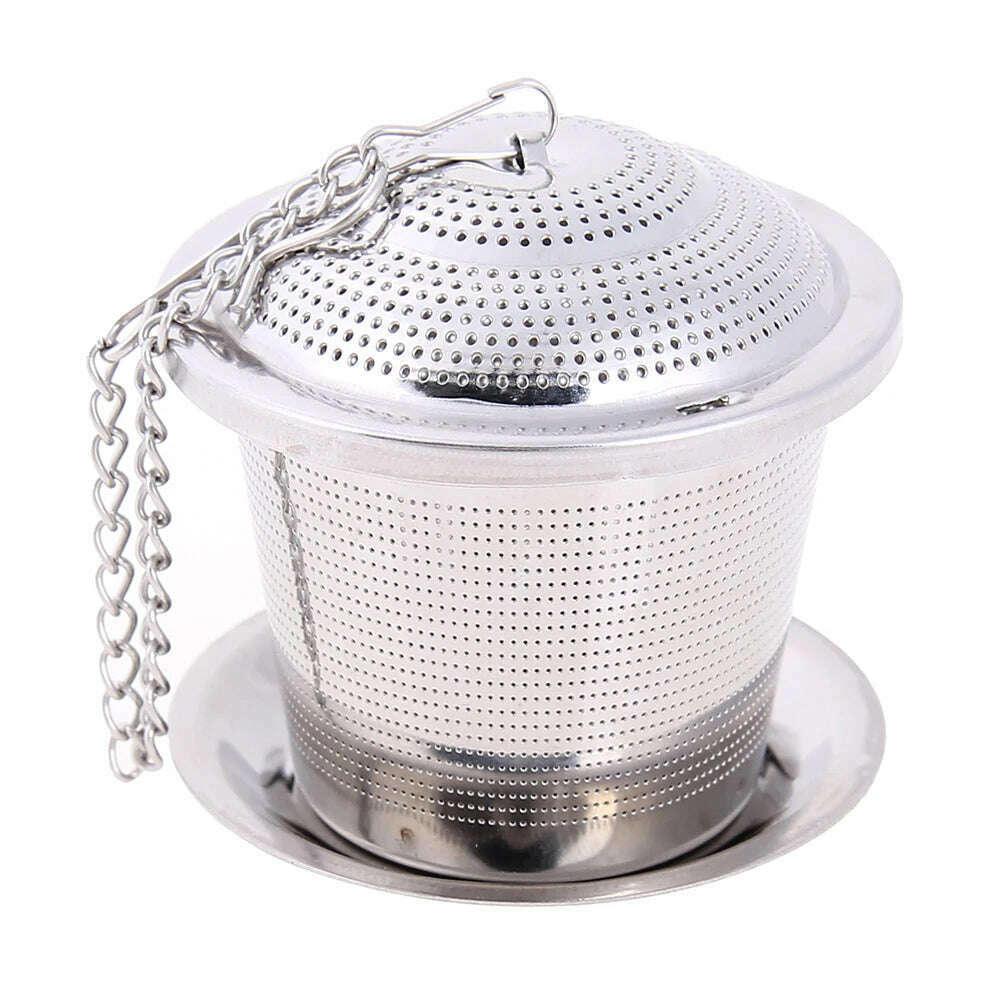 KIMLUD, Infuser Tea Filter Strainers Kitchen Tools Tea Infuser Mesh Filter Strainer Hook Loose Tea Leaf Spice Home Kitchen Accessories, KIMLUD Womens Clothes
