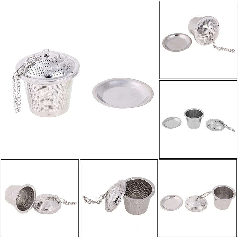 KIMLUD, Infuser Tea Filter Strainers Kitchen Tools Tea Infuser Mesh Filter Strainer Hook Loose Tea Leaf Spice Home Kitchen Accessories, KIMLUD Womens Clothes