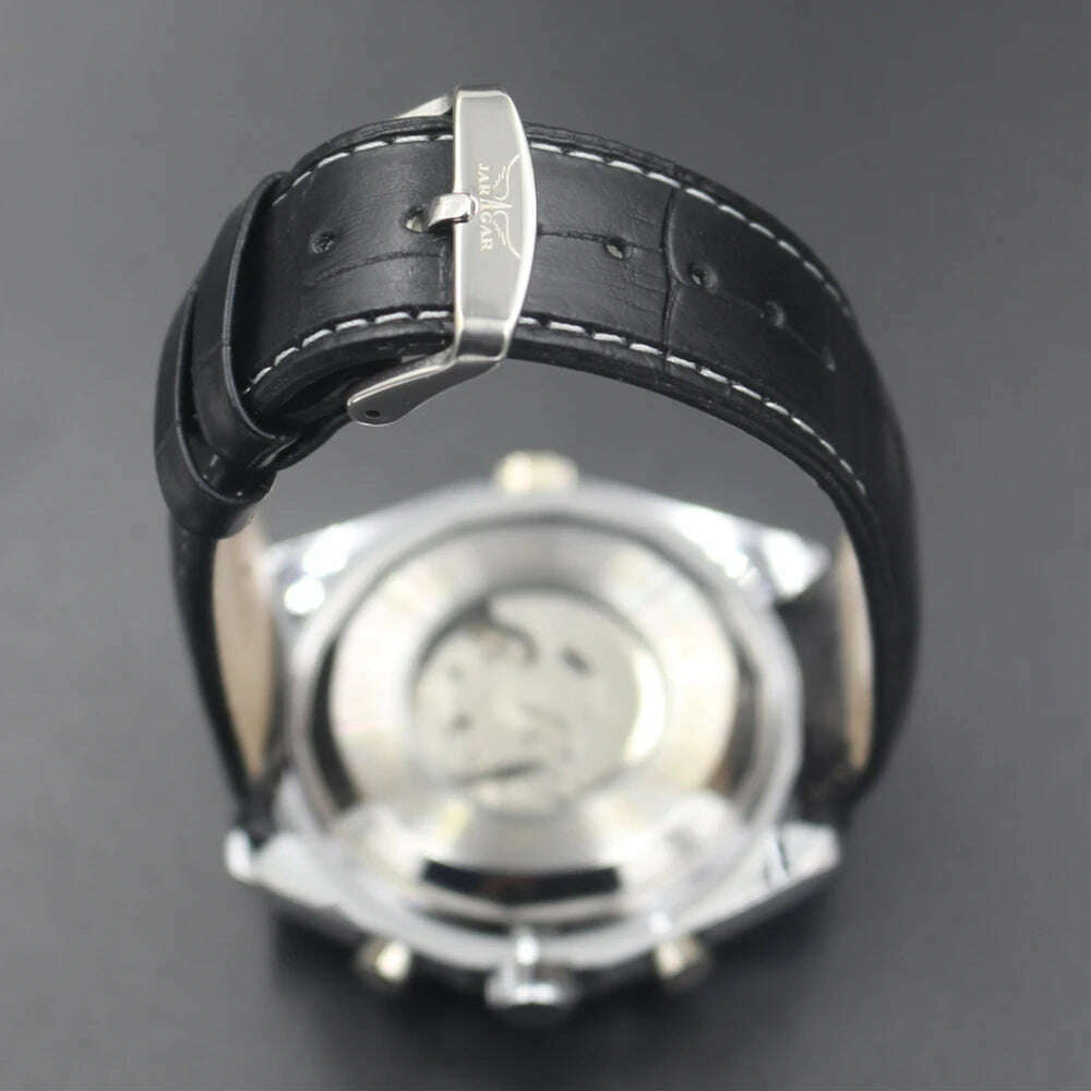 KIMLUD, Jaragar Top Luxury Brand Men Watch Mens Fashion Mechanical Watches Man Casual Business Waterproof Wristwatch Relogio Masculino, KIMLUD Women's Clothes