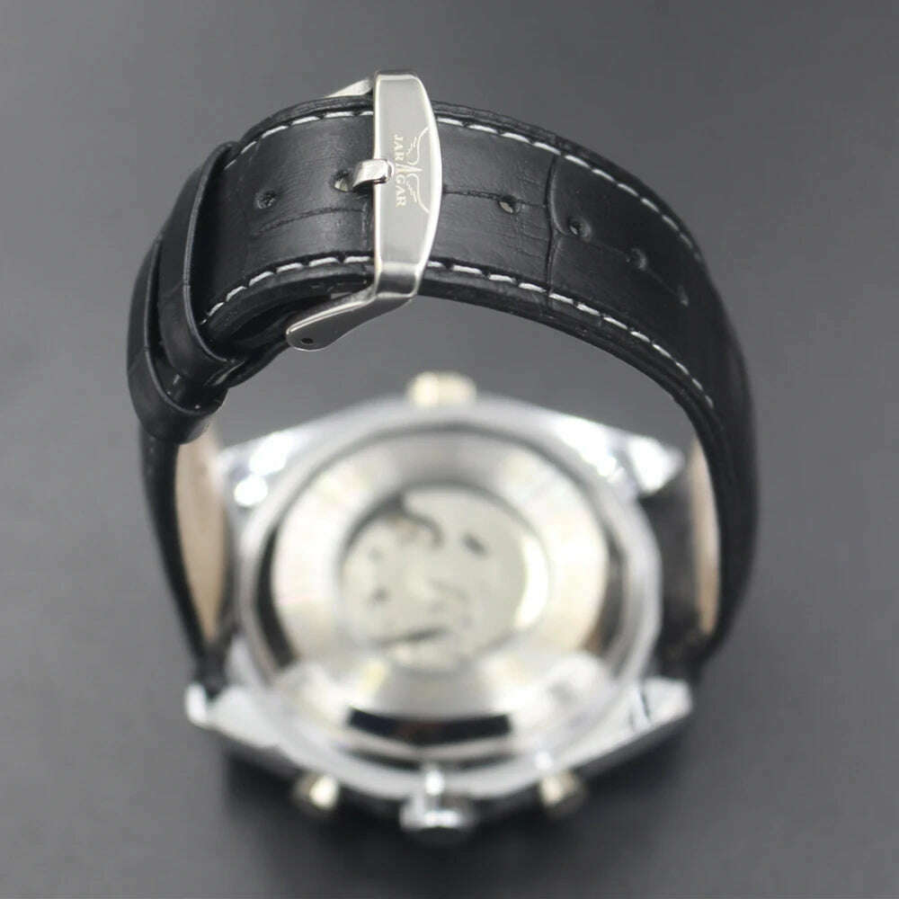 Jaragar Top Luxury Brand Men Watch Mens Fashion Mechanical Watches Man Casual Business Waterproof Wristwatch Relogio Masculino - KIMLUD