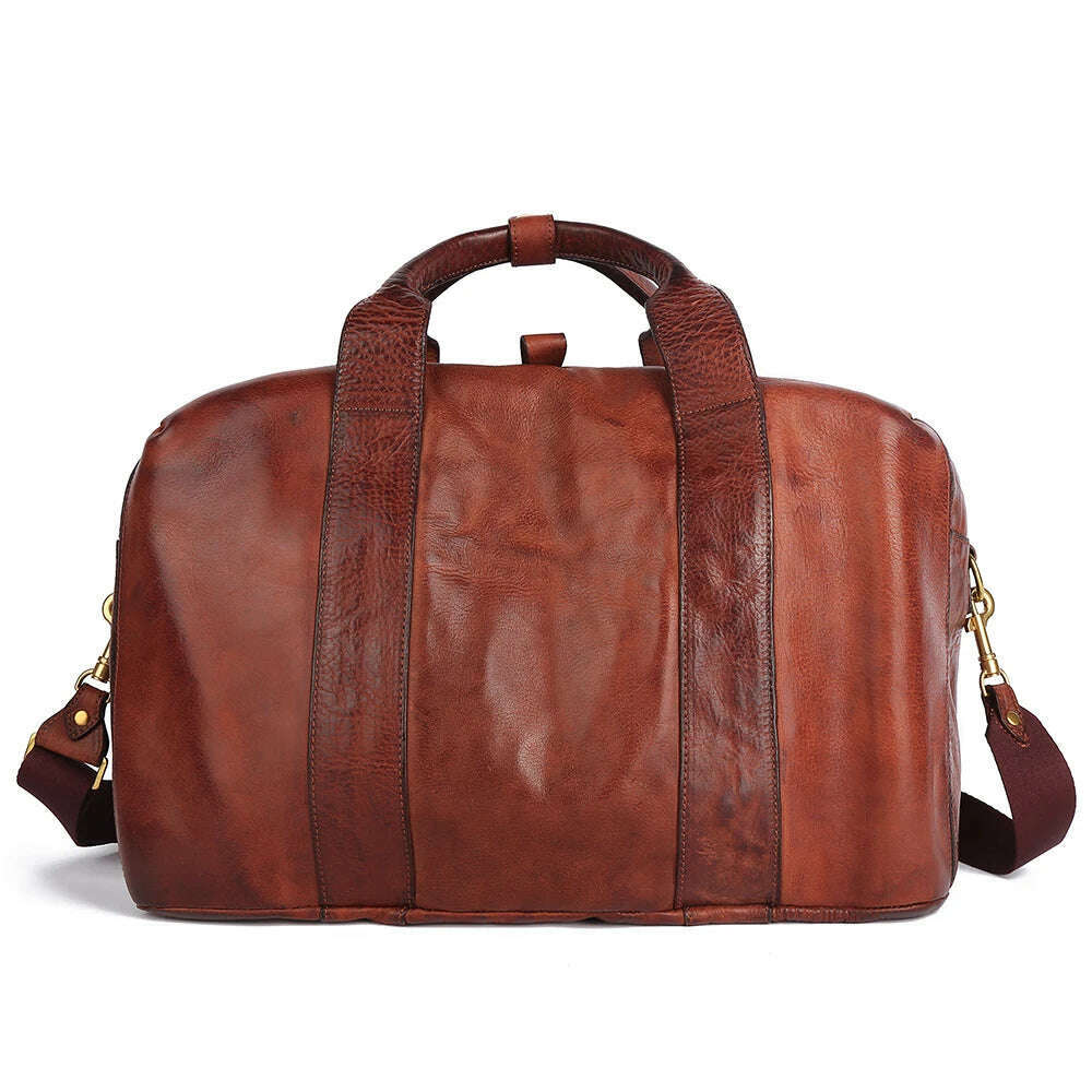 KIMLUD, JOYIR Women's Soft Genuine Leather Tote Bags Satchel Purses and Handbags Cowhide Shoulder Crossboby Bag Ladies Travel Bag, red, KIMLUD Womens Clothes