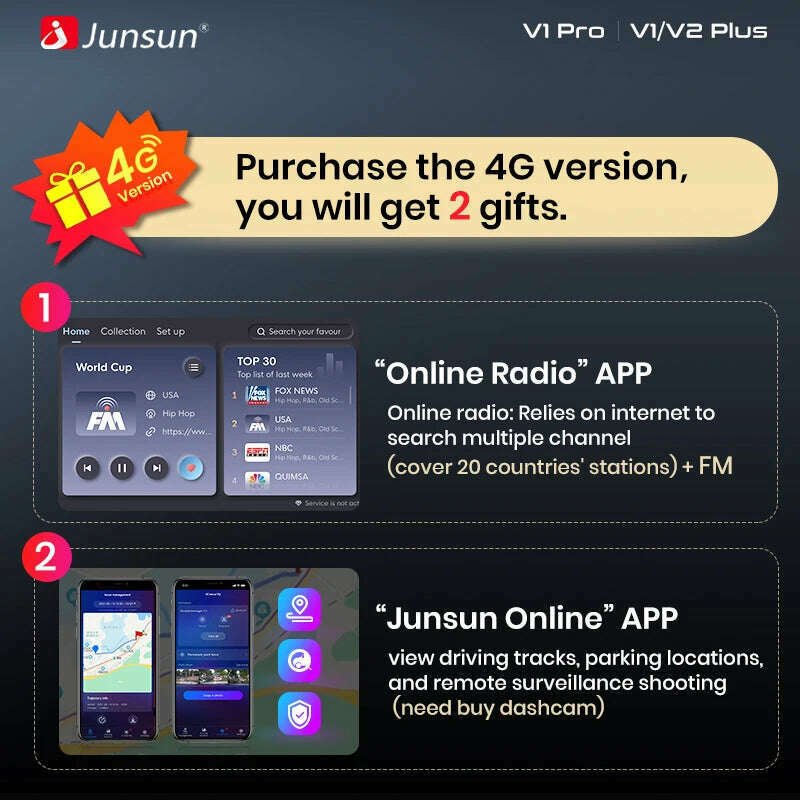 KIMLUD, Junsun V1 AI Voice Wireless CarPlay Android Auto Radio for Renault Clio 3 2005-2014 4G Car Multimedia GPS 2din autoradio, KIMLUD Womens Clothes