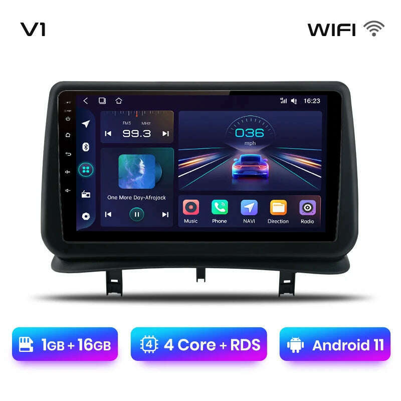 KIMLUD, Junsun V1 AI Voice Wireless CarPlay Android Auto Radio for Renault Clio 3 2005-2014 4G Car Multimedia GPS 2din autoradio, V1 (1G 16G) / CHINA, KIMLUD APPAREL - Womens Clothes
