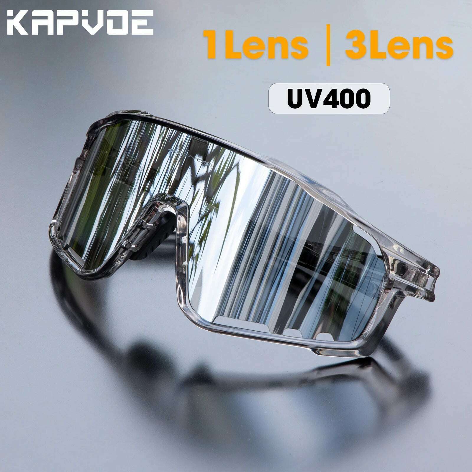 KIMLUD, Kapvoe Cycling Sunglasses Polarized Bicycle Bike Men UV400 Racing Bike Road Mountain Eyewear Women Outdoor Sport Goggles, KIMLUD Womens Clothes