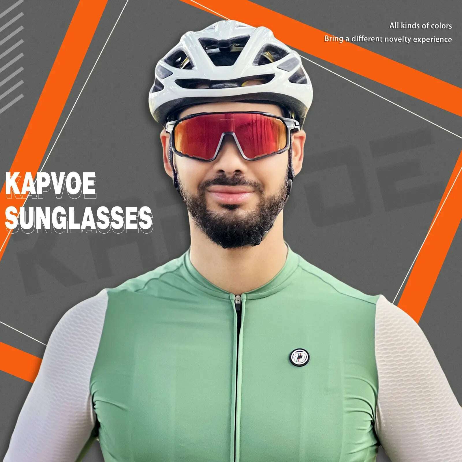 KIMLUD, Kapvoe Cycling Sunglasses Polarized Bicycle Bike Men UV400 Racing Bike Road Mountain Eyewear Women Outdoor Sport Goggles, KIMLUD Womens Clothes