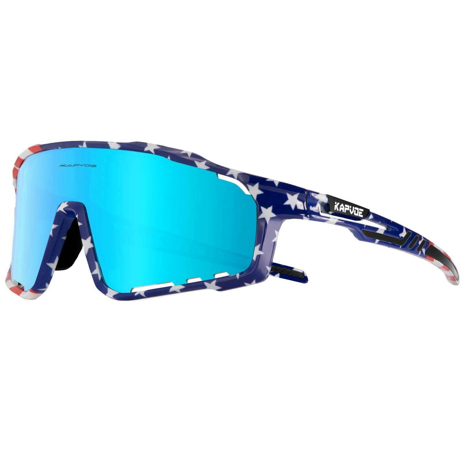 KIMLUD, Kapvoe Cycling Sunglasses Polarized Bicycle Bike Men UV400 Racing Bike Road Mountain Eyewear Women Outdoor Sport Goggles, KE-X76-14 / 3LENS, KIMLUD APPAREL - Womens Clothes