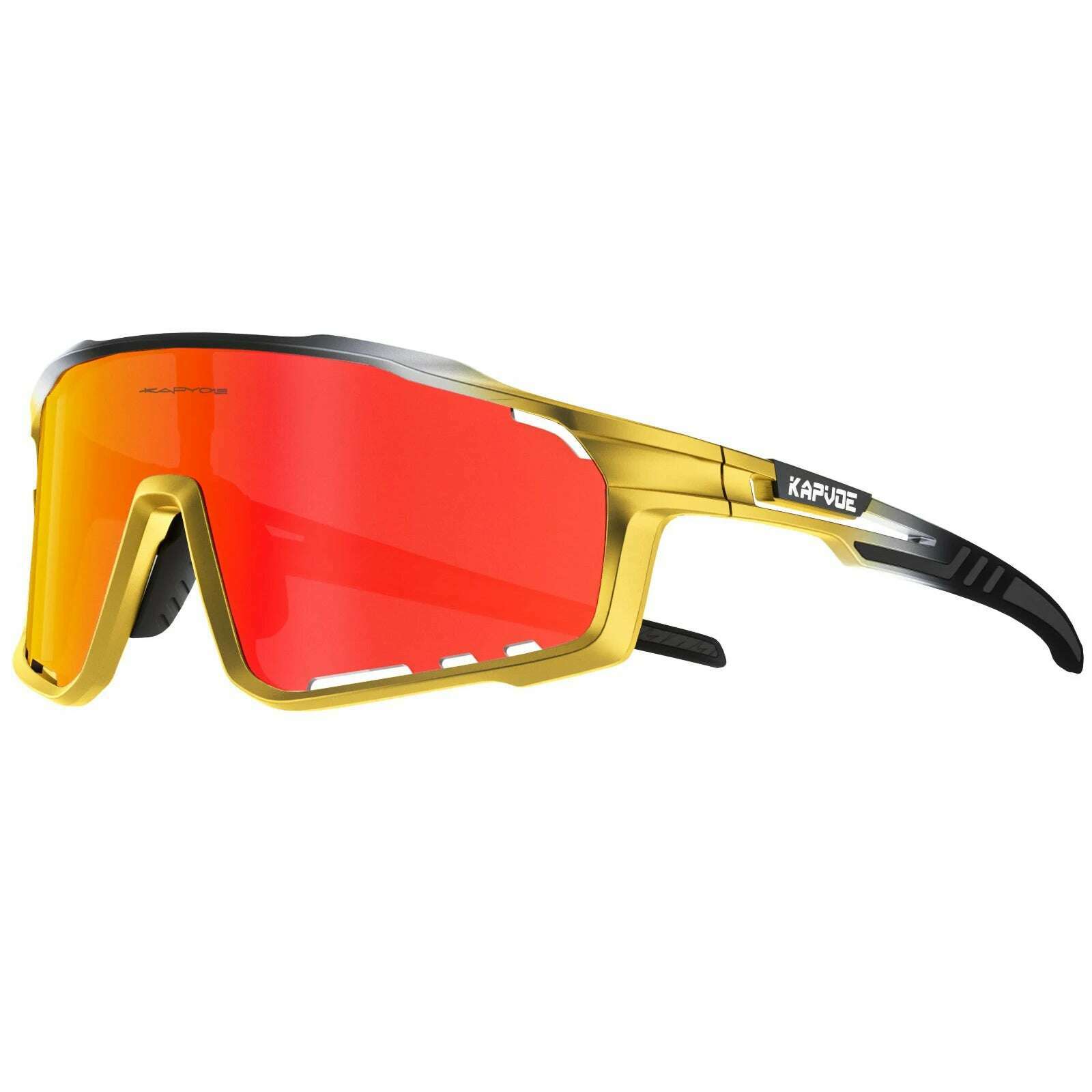 KIMLUD, Kapvoe Cycling Sunglasses Polarized Bicycle Bike Men UV400 Racing Bike Road Mountain Eyewear Women Outdoor Sport Goggles, KE-X76-11 / 3LENS, KIMLUD APPAREL - Womens Clothes