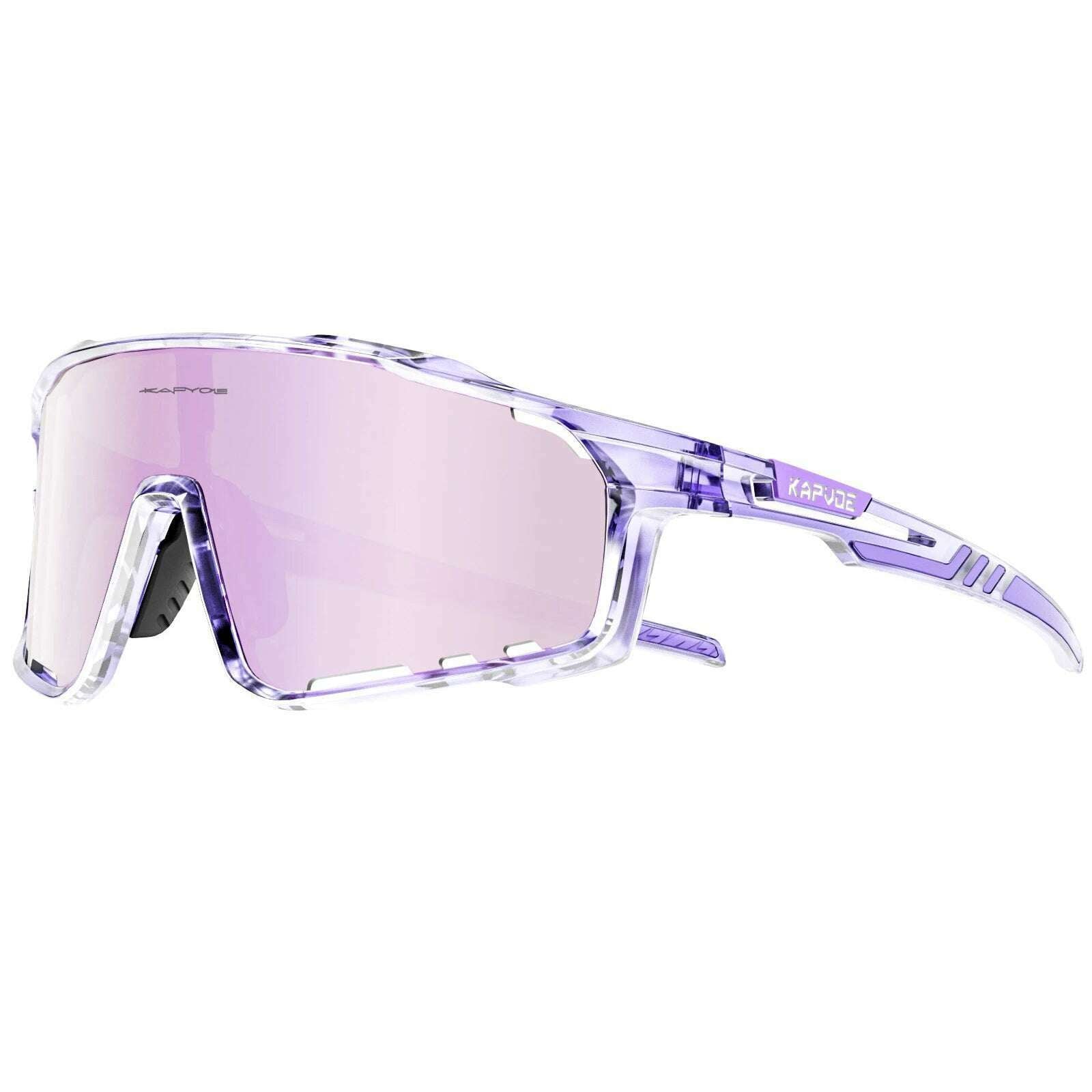 KIMLUD, Kapvoe Cycling Sunglasses Polarized Bicycle Bike Men UV400 Racing Bike Road Mountain Eyewear Women Outdoor Sport Goggles, KE-X76-08 / 3LENS, KIMLUD APPAREL - Womens Clothes