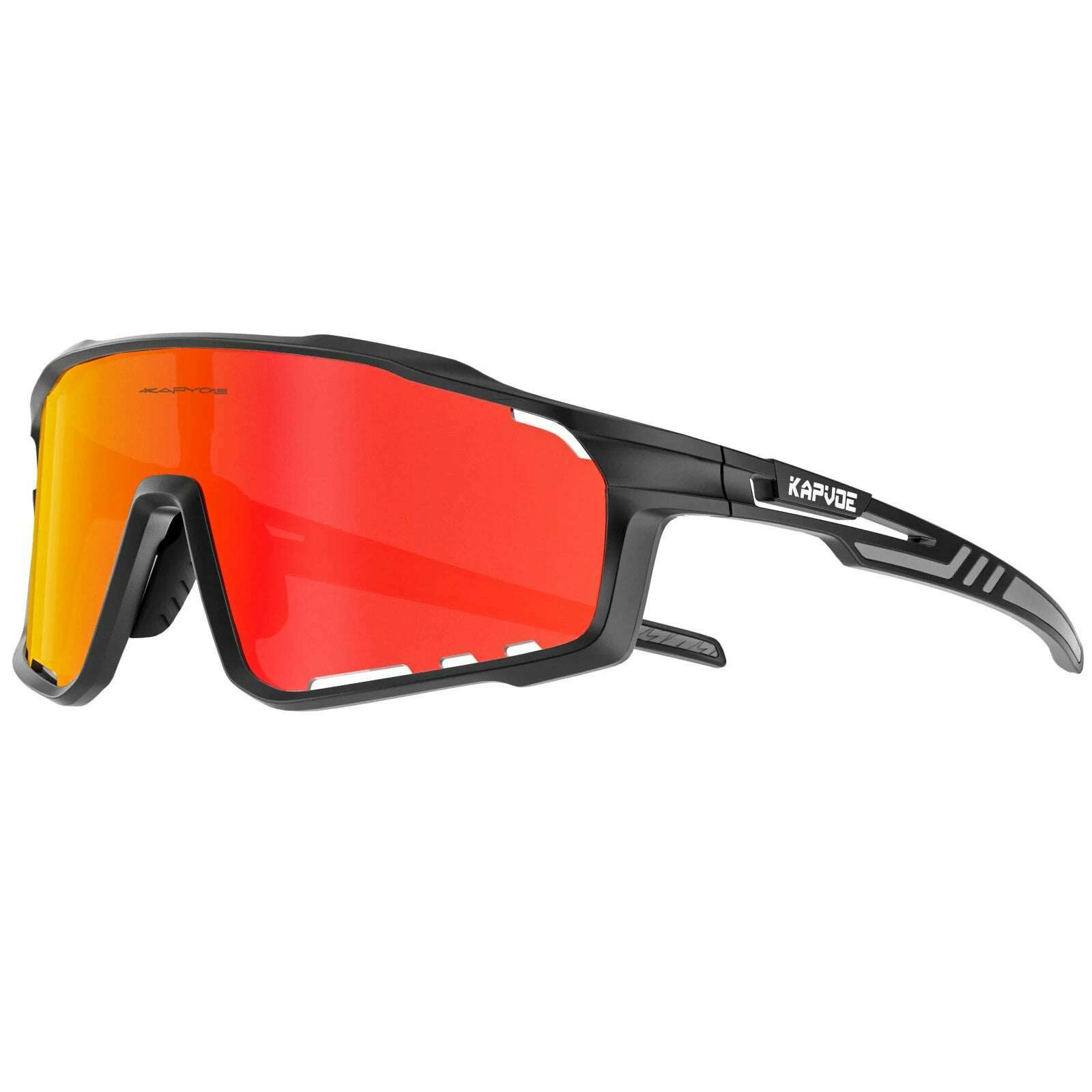 KIMLUD, Kapvoe Cycling Sunglasses Polarized Bicycle Bike Men UV400 Racing Bike Road Mountain Eyewear Women Outdoor Sport Goggles, KE-X76-01 / 3LENS, KIMLUD APPAREL - Womens Clothes
