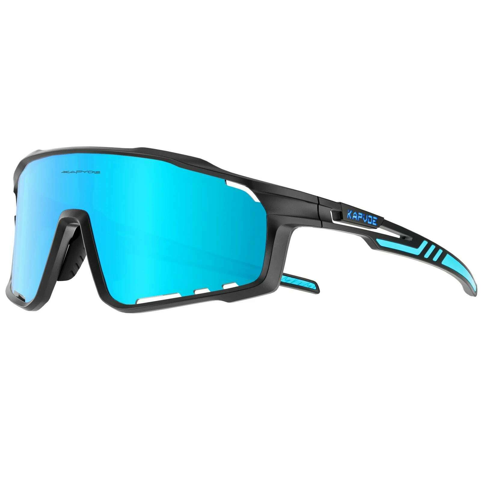 KIMLUD, Kapvoe Cycling Sunglasses Polarized Bicycle Bike Men UV400 Racing Bike Road Mountain Eyewear Women Outdoor Sport Goggles, KE-X76-03 / 3LENS, KIMLUD APPAREL - Womens Clothes