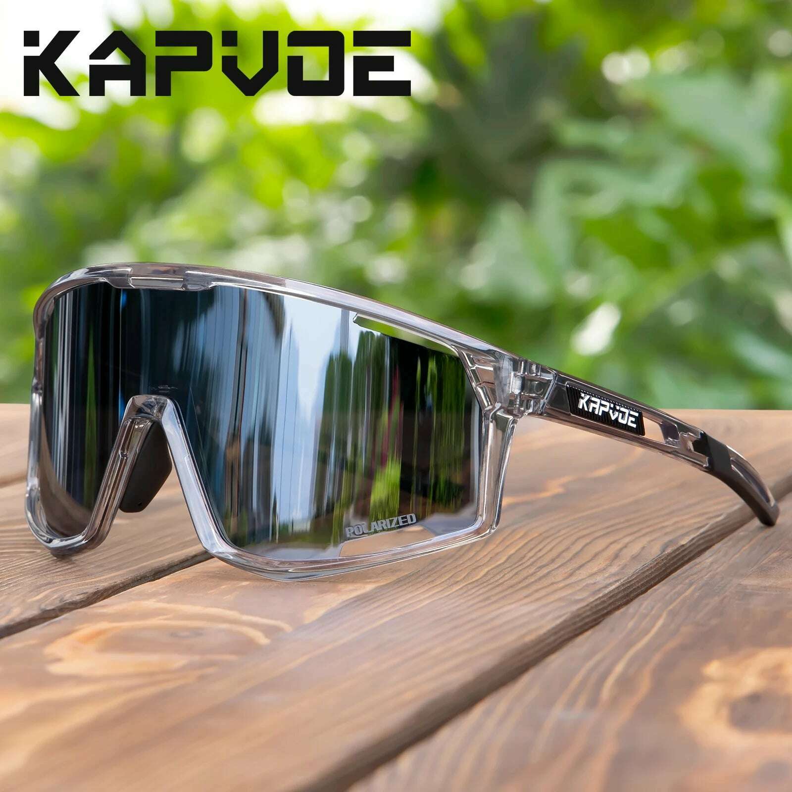 KIMLUD, KAPVOE New Men Color Polarized Outdoor Sports Cycling Glasses MTB Goggles Women Road Bike Eyewear UV400 Bicycle Sunglasses, KIMLUD Womens Clothes