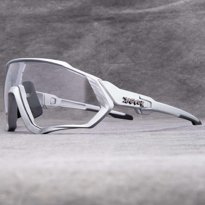 KIMLUD, Kapvoe Photochromic Cycling Sunglasses Men Women Road Mtb Mountain Bike Bicycle Glasses Cycling Glasses Sport running Eyewear, 36 / Photochromic-1lens, KIMLUD APPAREL - Womens Clothes