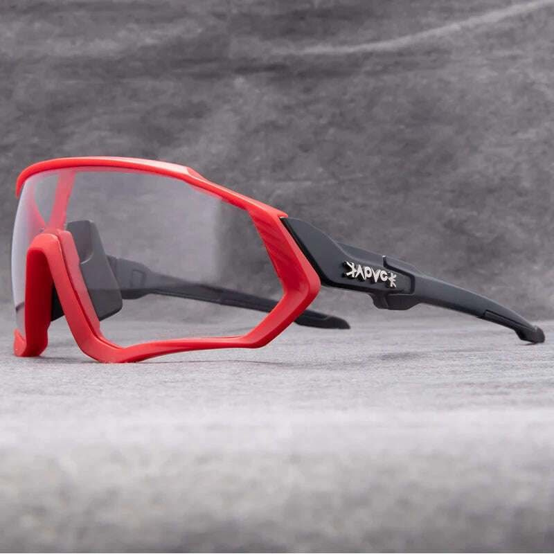 KIMLUD, Kapvoe Photochromic Cycling Sunglasses Men Women Road Mtb Mountain Bike Bicycle Glasses Cycling Glasses Sport running Eyewear, KIMLUD Womens Clothes