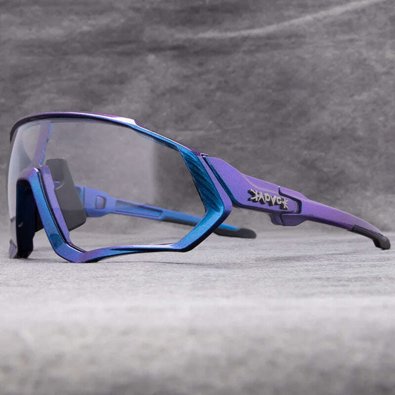 KIMLUD, Kapvoe Photochromic Cycling Sunglasses Men Women Road Mtb Mountain Bike Bicycle Glasses Cycling Glasses Sport running Eyewear, KIMLUD Womens Clothes