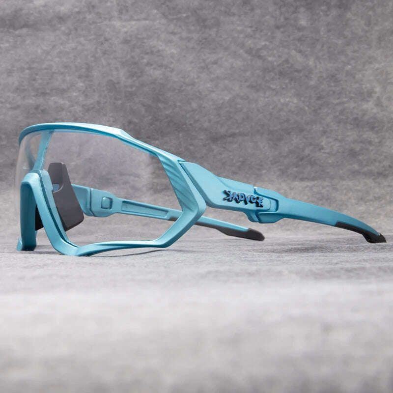 KIMLUD, Kapvoe Photochromic Cycling Sunglasses Men Women Road Mtb Mountain Bike Bicycle Glasses Cycling Glasses Sport running Eyewear, 09 / Photochromic-1lens, KIMLUD APPAREL - Womens Clothes