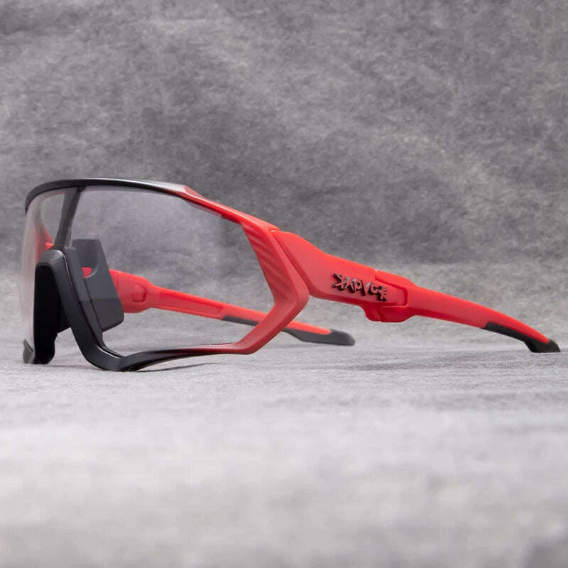 KIMLUD, Kapvoe Photochromic Cycling Sunglasses Men Women Road Mtb Mountain Bike Bicycle Glasses Cycling Glasses Sport running Eyewear, 14 / Photochromic-1lens, KIMLUD APPAREL - Womens Clothes