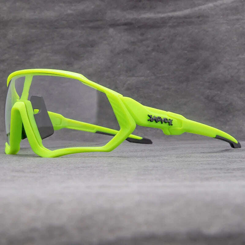 KIMLUD, Kapvoe Photochromic Cycling Sunglasses Men Women Road Mtb Mountain Bike Bicycle Glasses Cycling Glasses Sport running Eyewear, KIMLUD Womens Clothes