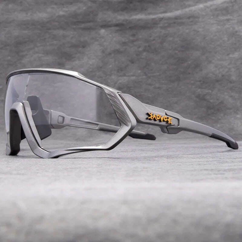 KIMLUD, Kapvoe Photochromic Cycling Sunglasses Men Women Road Mtb Mountain Bike Bicycle Glasses Cycling Glasses Sport running Eyewear, KIMLUD Womens Clothes