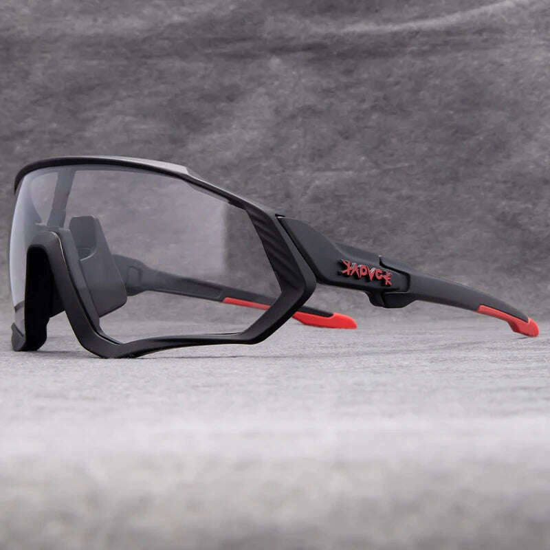 KIMLUD, Kapvoe Photochromic Cycling Sunglasses Men Women Road Mtb Mountain Bike Bicycle Glasses Cycling Glasses Sport running Eyewear, 03 / Photochromic-1lens, KIMLUD APPAREL - Womens Clothes