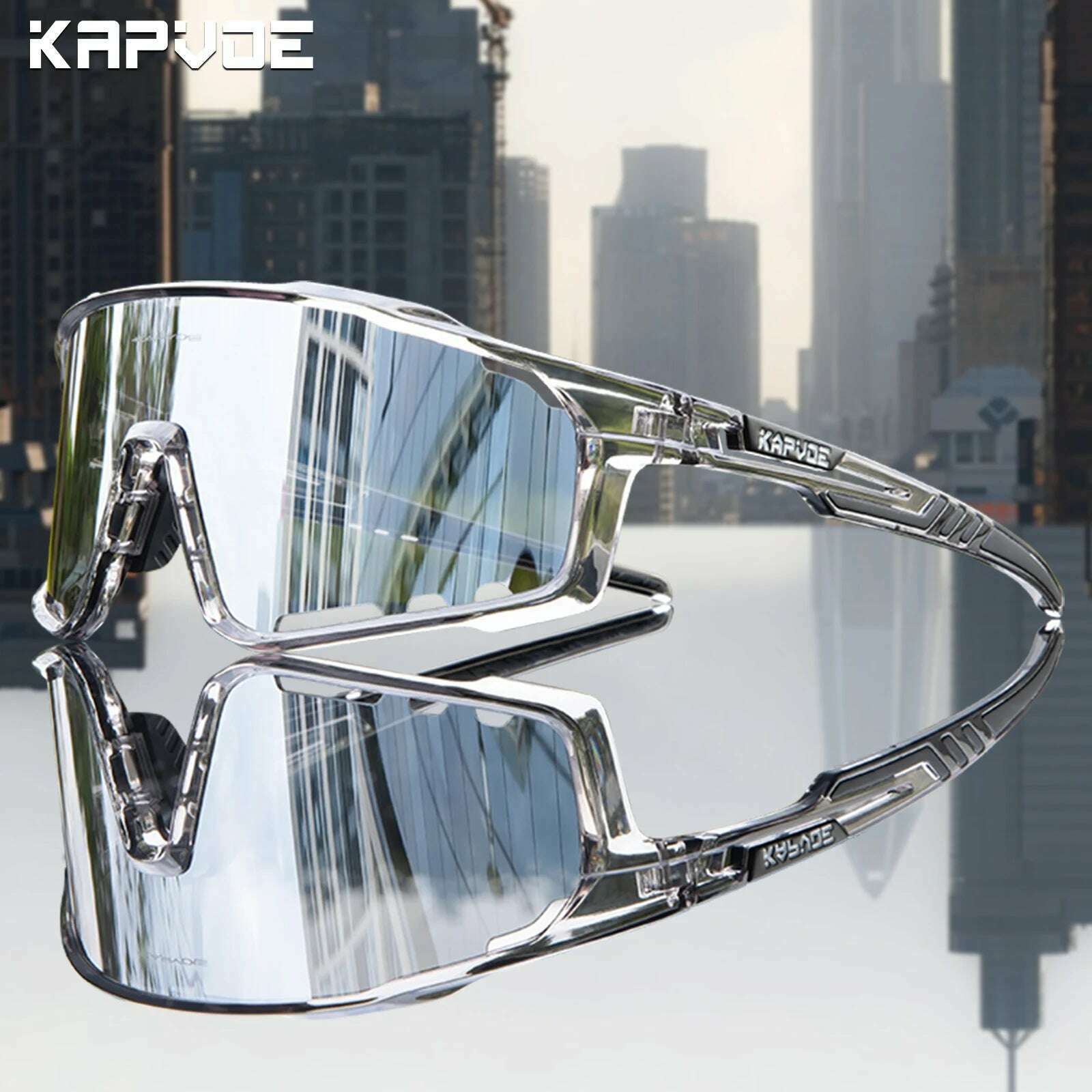 KIMLUD, Kapvoe UV400 Racing Bike Glasses Eyewear MTB Cycling Sunglasses Cycling Glasses  Polarized Men's Sunglasses Women Sport Goggles, KIMLUD Womens Clothes