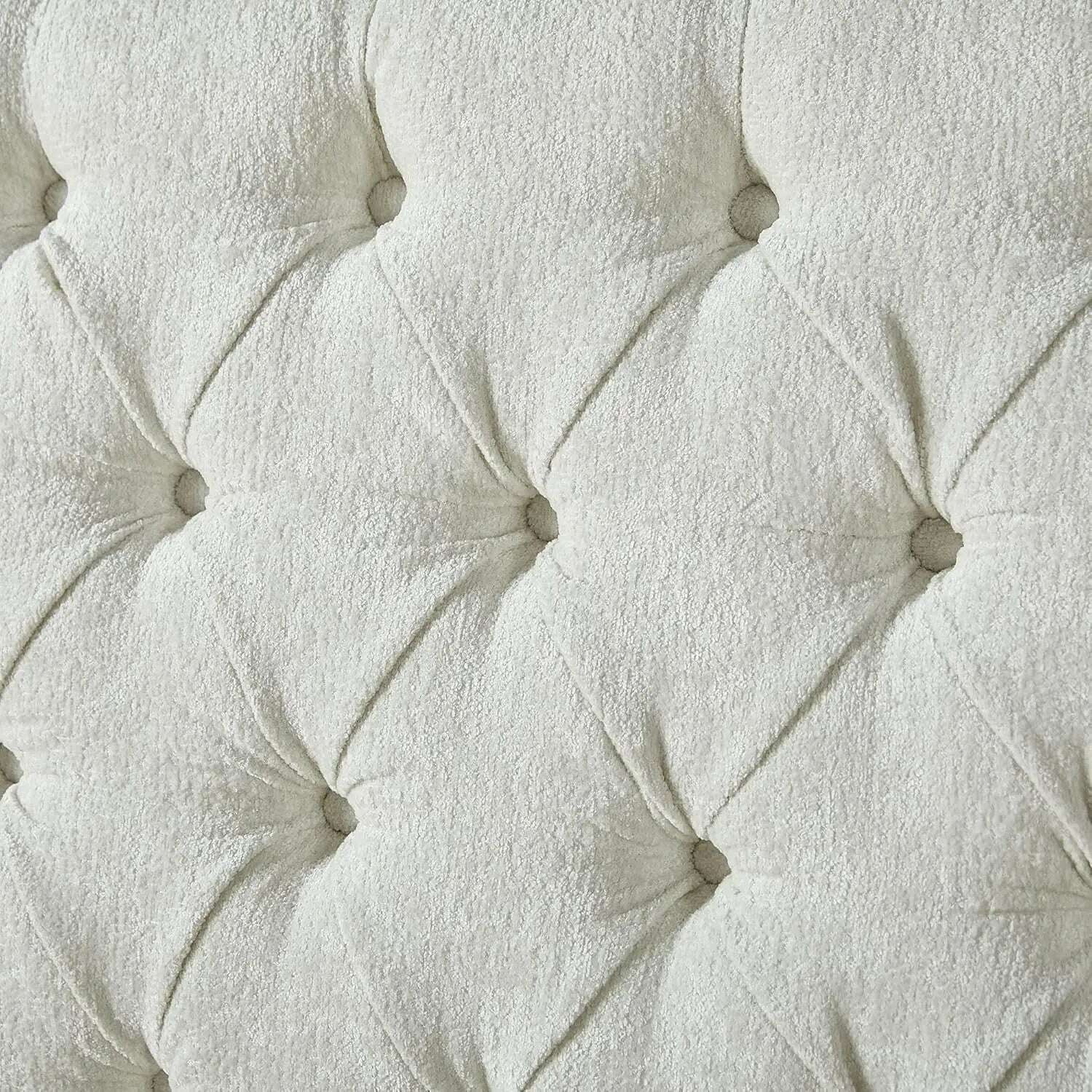 KIMLUD, King Size Platform Bed Frame, Chenille Upholstered Sleigh Bed with Scroll Wingback Headboard & Footboard/Button Tufted, KIMLUD Womens Clothes