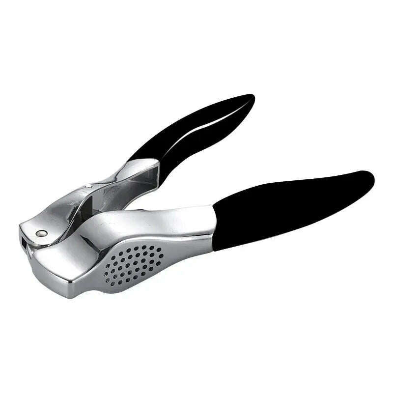 KIMLUD, Kitchen Garlic Press Manual Garlic Masher Stainless Steel Press Chopping Garlic Tool Vegetable Home Gadget Accessories, silver, KIMLUD APPAREL - Womens Clothes