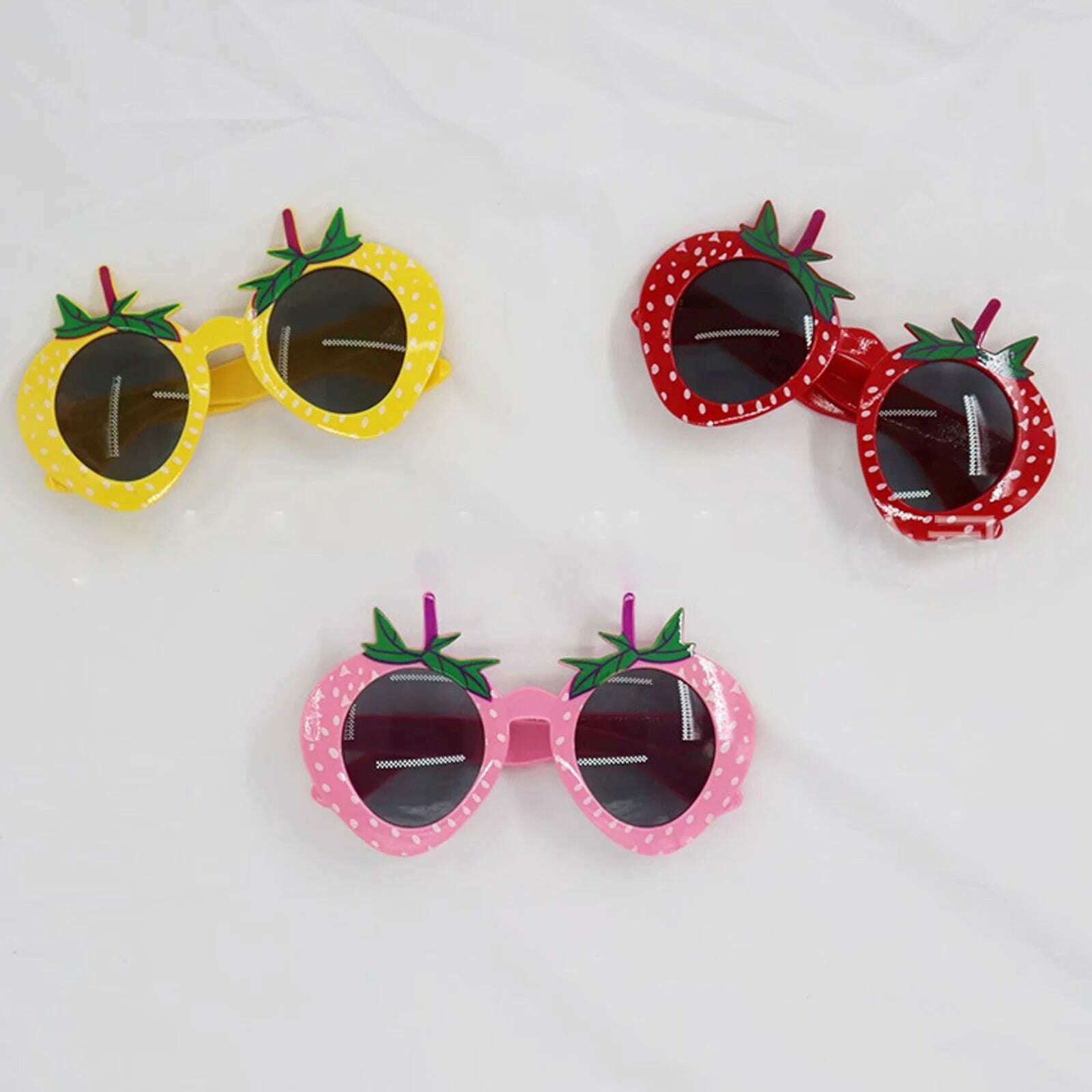 KLASSNUM Women Strawberry Funny Glasses Party Photo Decorations Birthday Wedding Supplies Adult Kids Party Dress Up Toys 2023 - KIMLUD
