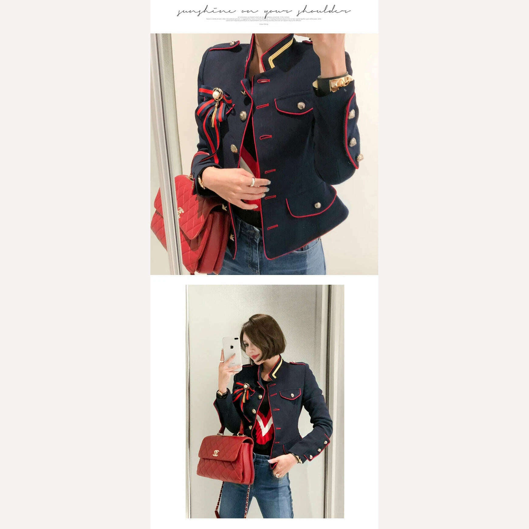 Korean Elegant Office Women Jacket Chic Temperament Formal Vintage Single Breasted Slim Coat Suit Outerwear Blazer Spring Autumn - KIMLUD