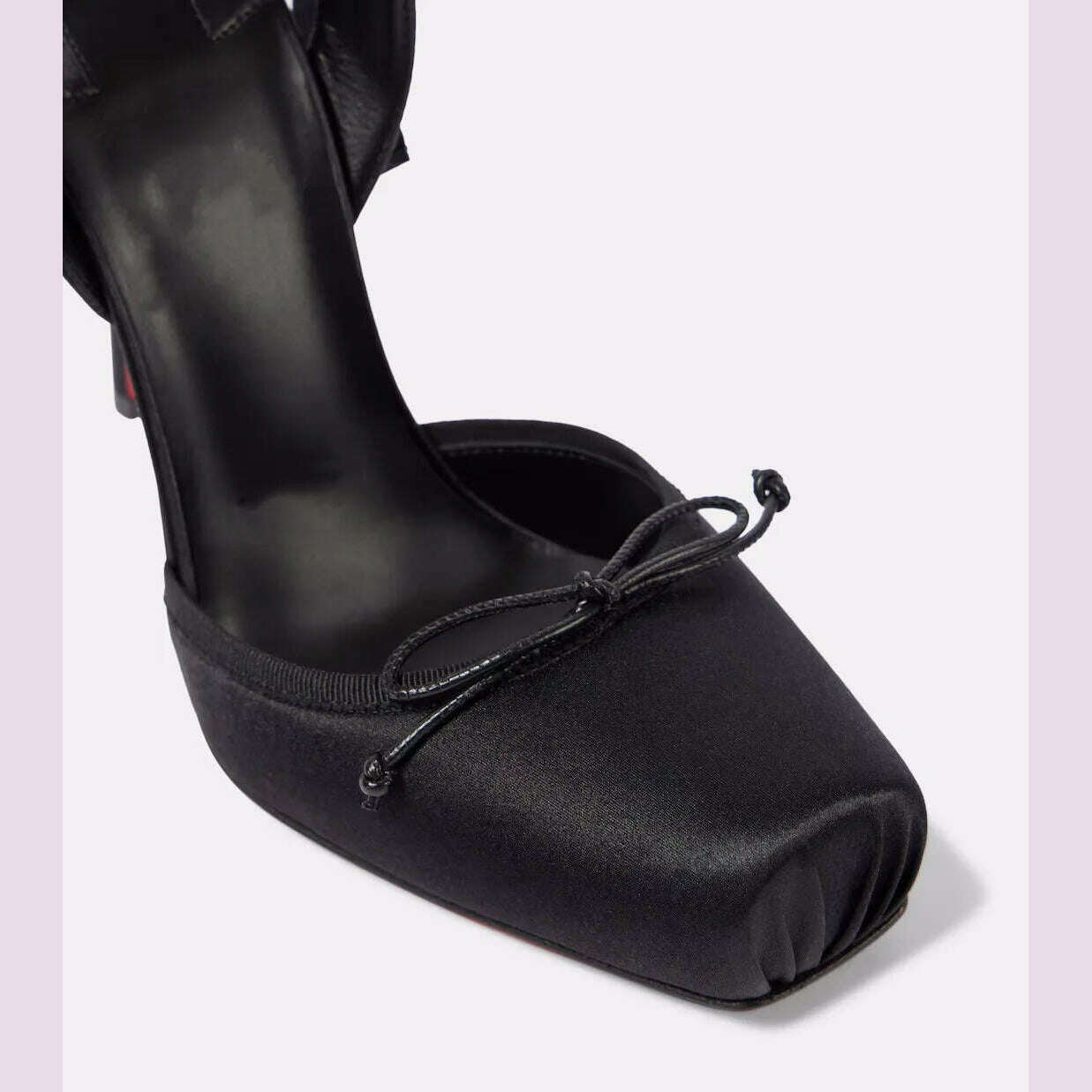 KIMLUD, Ladies' New Summer Square Satin High-heeled Sandals with Ankle Straps, Fashionable Party and Banquet Ballet High-heeled Shoes, KIMLUD Womens Clothes