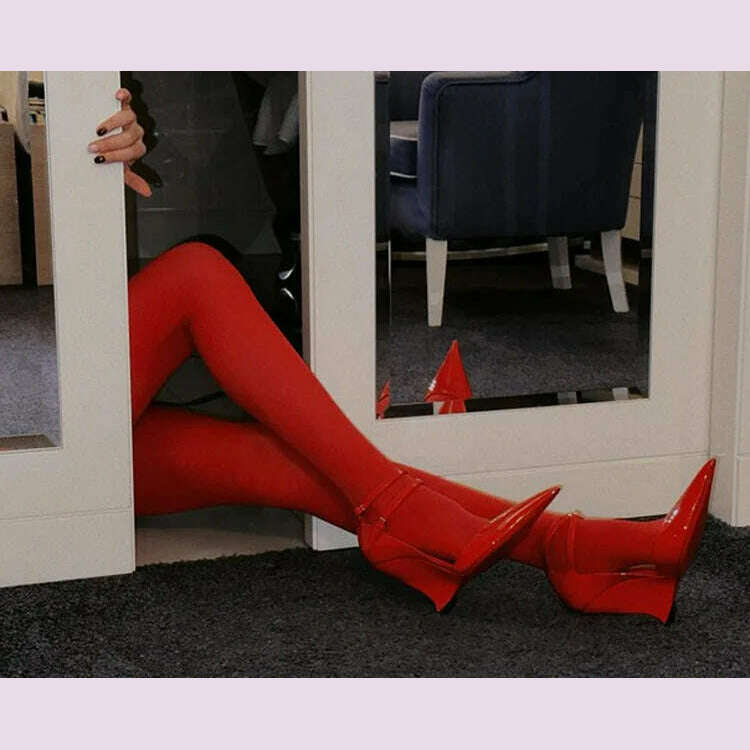 KIMLUD, Lady Sexy Slope Heels Woman Ankle Strap Dress Wedding Shoes Party Sandalias De Mujer Luxury Sandals Women Designers, KIMLUD Womens Clothes