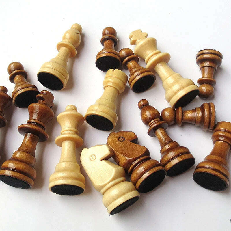 KIMLUD, Large Magnetic Wooden Folding Chess Set Felted Game Board 39cm*39cm Interior Storage Adult Kids Gift Family Game Chess Board, KIMLUD Womens Clothes