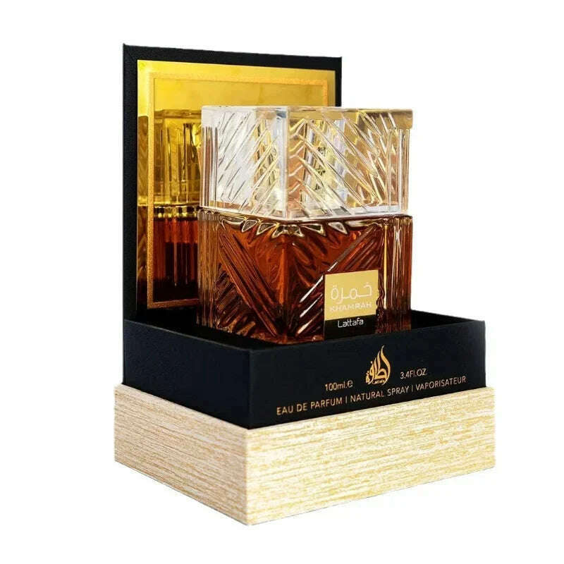Lattafa Perfumes Khamrah Middle Eastern Arabic Neutral High-end Fragrance Perfume Long-lasting Fragrance Men's Perfume 100ml - KIMLUD