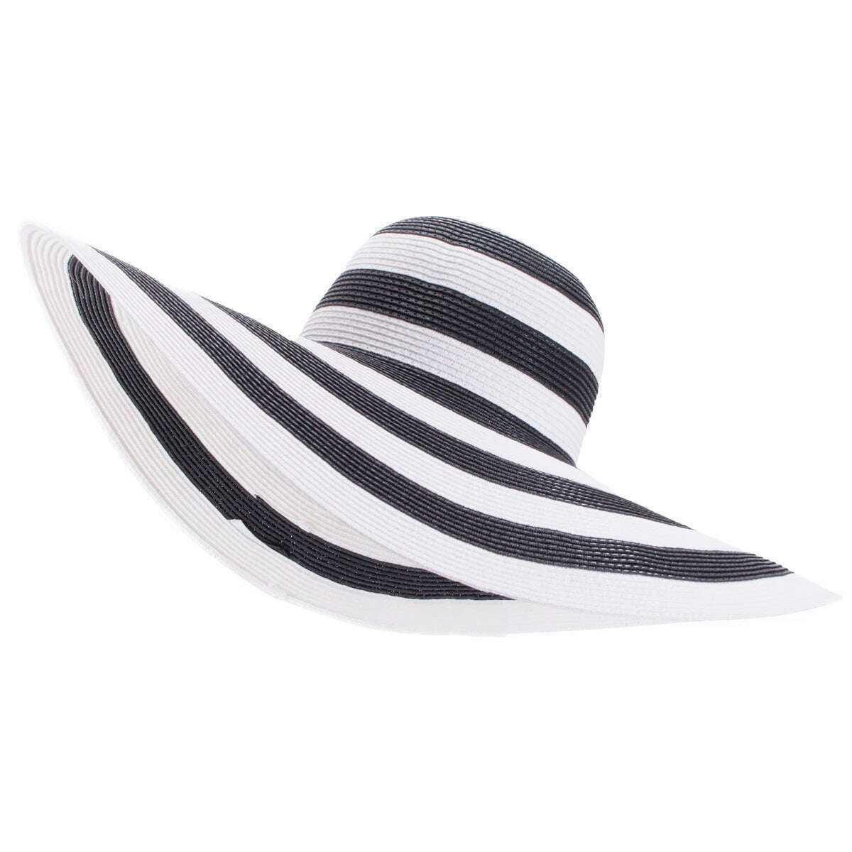 Lawliet 7.1''/18cm Foldable Oversized Huge Wide Brim Sun Beach Straw Hats Wedding Womens Floppy Party Dressy A330 - KIMLUD