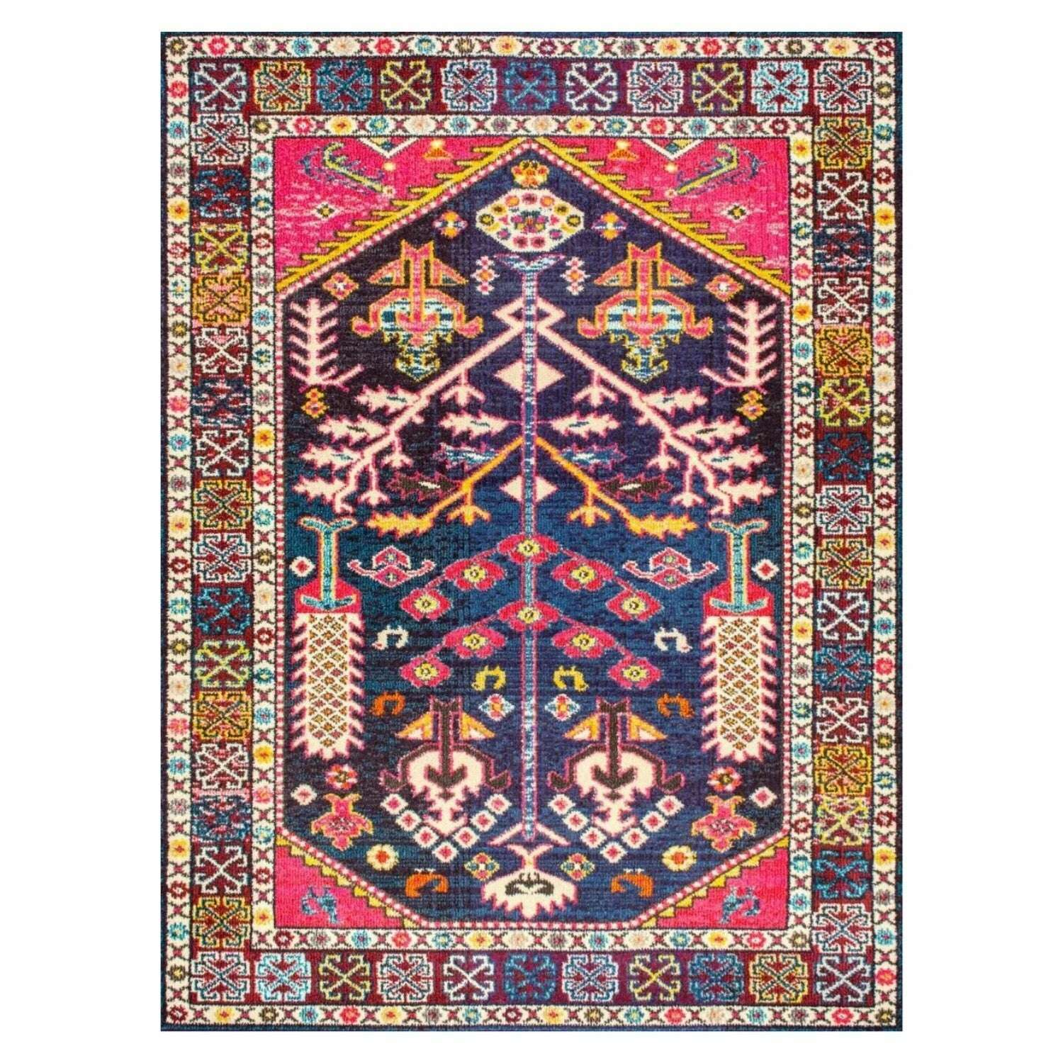 Light Luxury Morocco Bedroom Carpet Persian Style Living Room Rugs American Coffee Table Mat Home Vintage Bedside Entrance Mats, 13 / 120x160cm, KIMLUD Women's Clothes