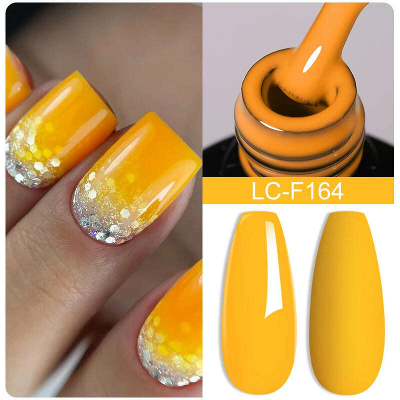 LILYCUTE 7ML Sparkling Glitter Rainbow Cat Magnetic Gel Nail Polish 9D Colorful Semi Permanent Soak Off Nail Art UV Gel Varnish - KIMLUD