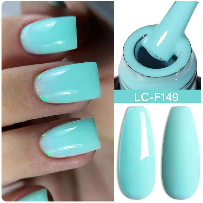 LILYCUTE 7ML Sparkling Glitter Rainbow Cat Magnetic Gel Nail Polish 9D Colorful Semi Permanent Soak Off Nail Art UV Gel Varnish - KIMLUD