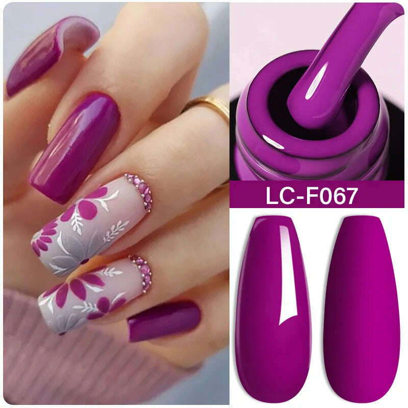 LILYCUTE 7ML Sparkling Glitter Rainbow Cat Magnetic Gel Nail Polish 9D Colorful Semi Permanent Soak Off Nail Art UV Gel Varnish - KIMLUD