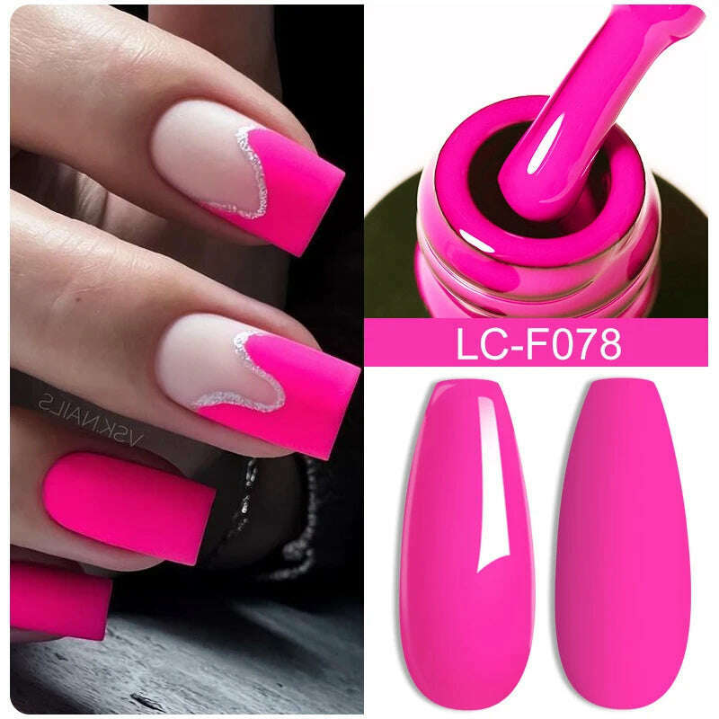 LILYCUTE 7ML Sparkling Glitter Rainbow Cat Magnetic Gel Nail Polish 9D Colorful Semi Permanent Soak Off Nail Art UV Gel Varnish - KIMLUD